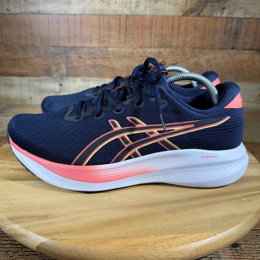 Asics Shoes Women 12 Navy Gel-Excite 11‎ Running Sneaker 1012B861 AmpliFoam+